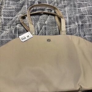 Lululemon Athletica Beige Tote Bag